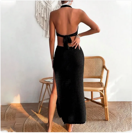 Women’s Solid Color Beach Dress
